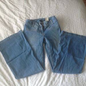 H&M wide leg jeans