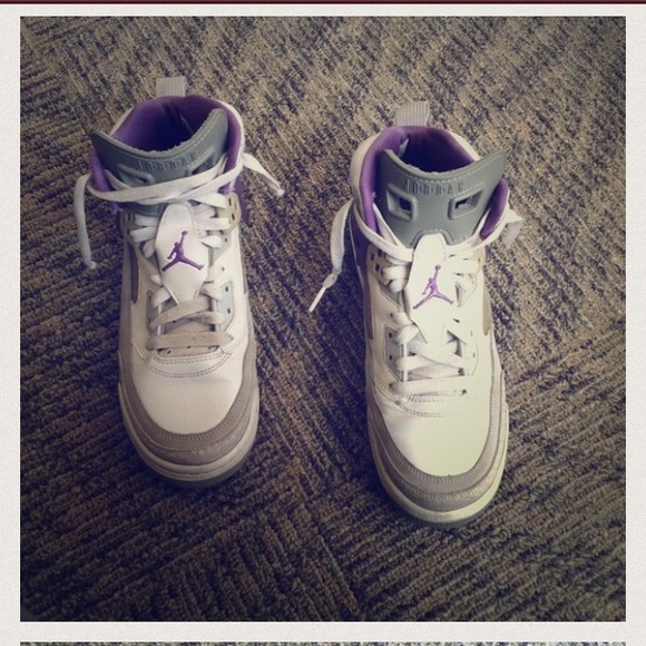 Retro purple air jordans