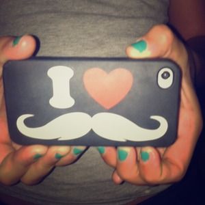 Mustache phone case