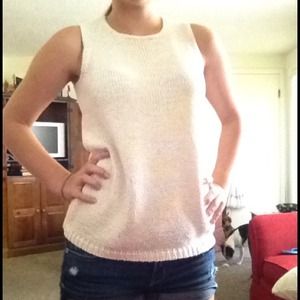 Cute sleeveless sweater