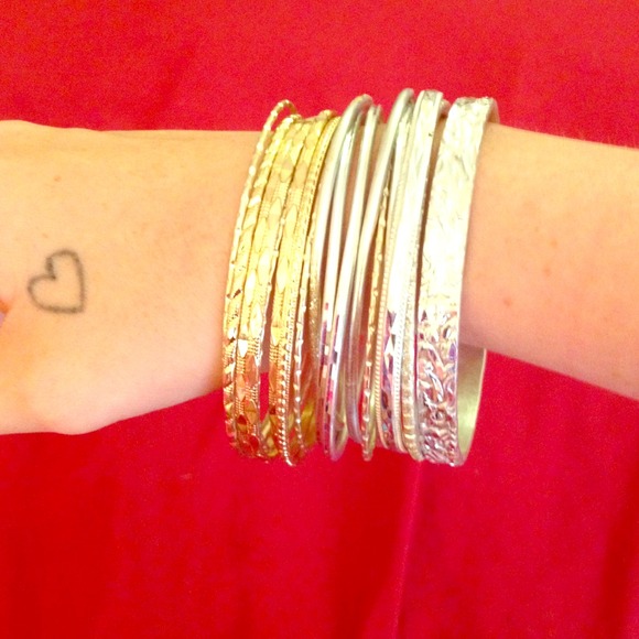 Gold & Silver bangles