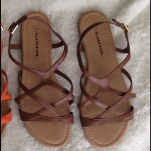 Cute brown sandals