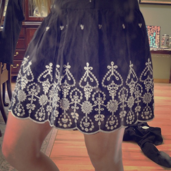Black skirt