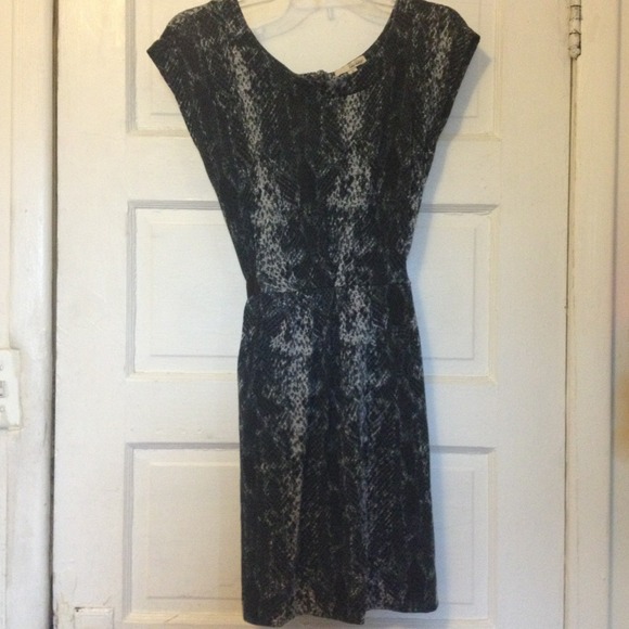 Bebop Zip-Up Reptile Print Dress sz S