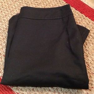 Long black pencil skirt