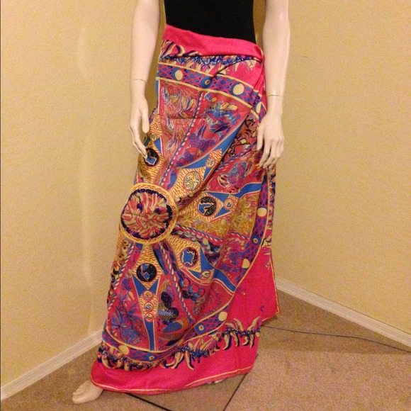 SILK SCARF - Picture 2 of 3