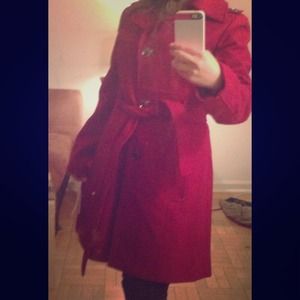 Red Kenneth Cole Coat