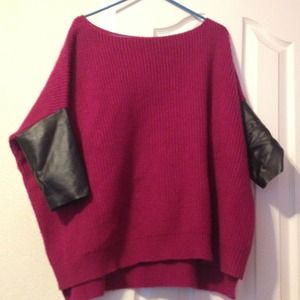 oversize knit sweater