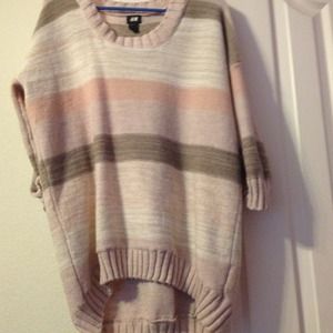 over size knit sweater