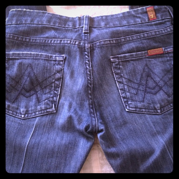 7 jeans for all mankind "A" pocket