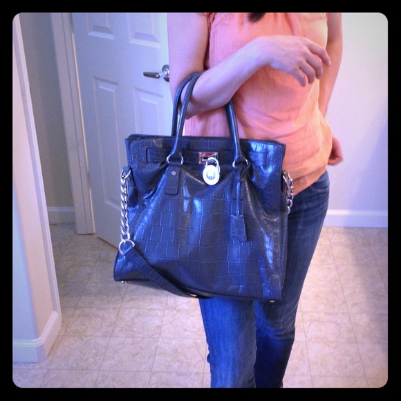 Michael Kors Handbags - Michael Kors heather gray Hamilton large tote