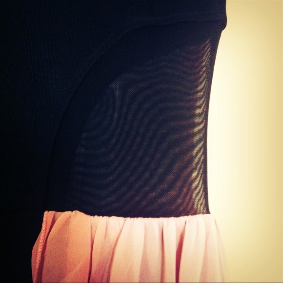 Party dress with mesh cutouts. NWT - Picture 2 of 3