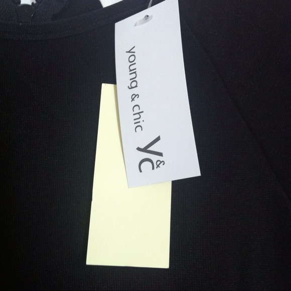 Party dress with mesh cutouts. NWT - Picture 3 of 3