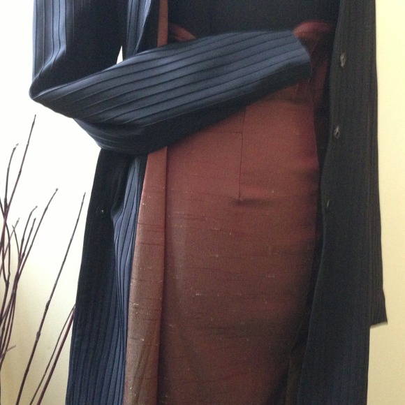 High waist skirt and jacket with matching lining - Picture 2 of 4