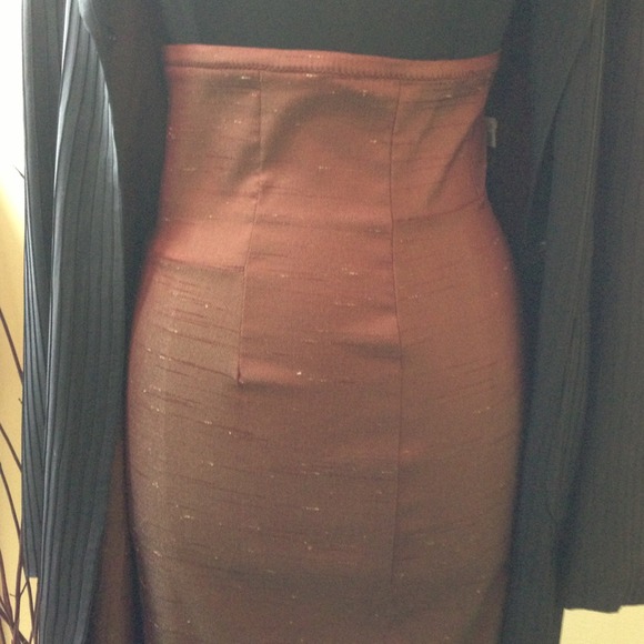 High waist skirt and jacket with matching lining - Picture 3 of 4