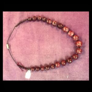 Handmade knotted necklace