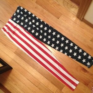 American flag leggings