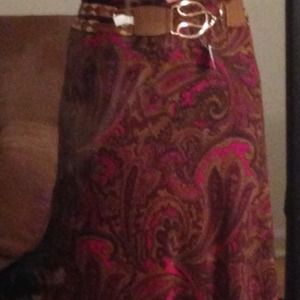 New York & Co Pink Skirt