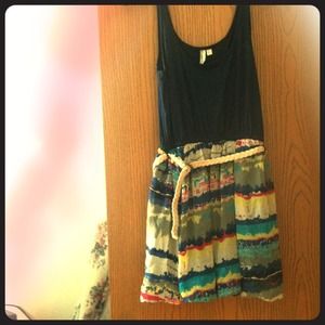 TRADED👍👍 Tank top summer dress with belt