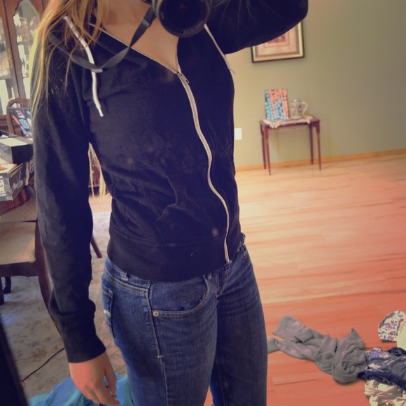 Black hoodie