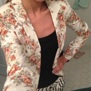 Floral Blazer