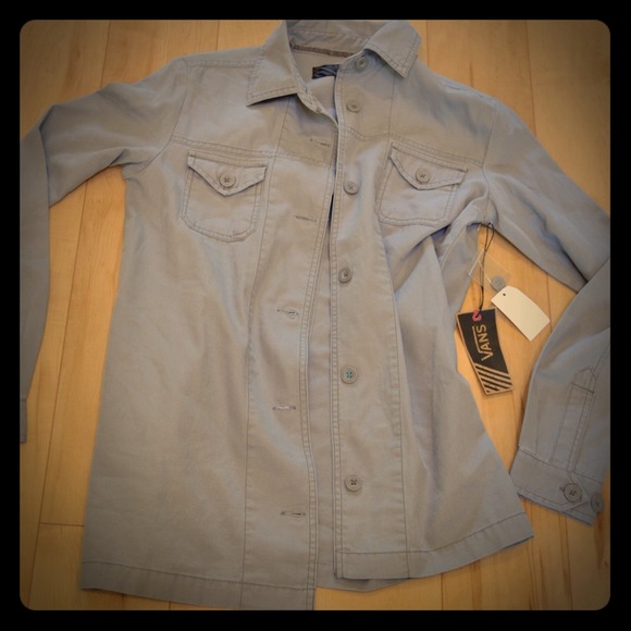 NEVER WORN Gray denim jacket