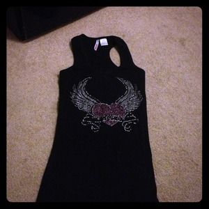 Racer back tank top
