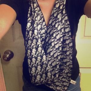 Dior 100% silk scarf