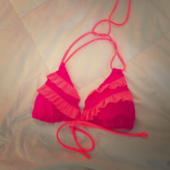 VS bikini top - fucsia and coral/pink - Picture 1 of 4