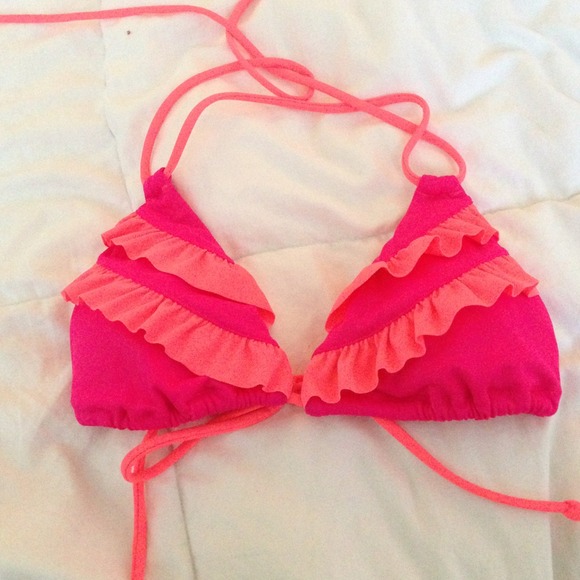VS bikini top - fucsia and coral/pink - Picture 2 of 4