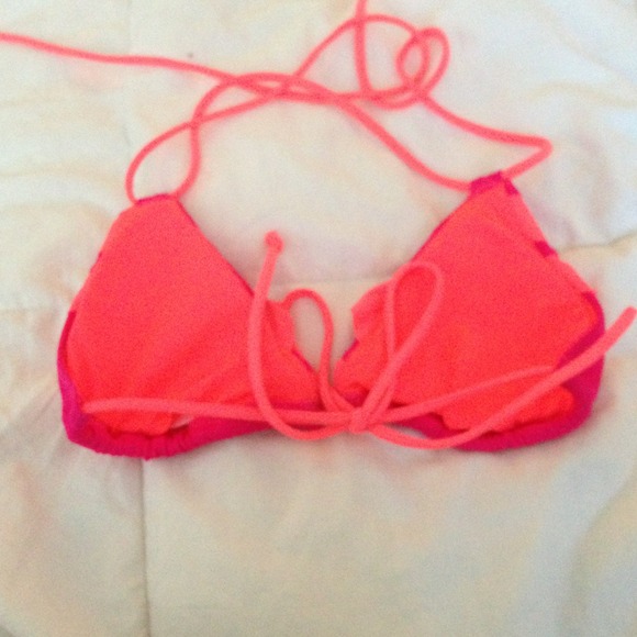 VS bikini top - fucsia and coral/pink - Picture 3 of 4