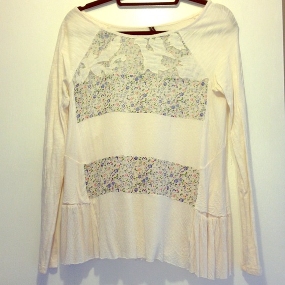 Free People long sleeve flowy shirt.