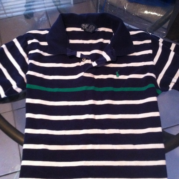 A striped polo