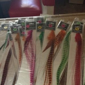 Lot of clip in hair extensions