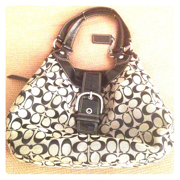 Auth. coach hobo handbag