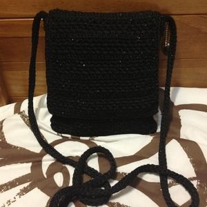 ❗Reduced ❗Cross Body Crochet Handbag Black