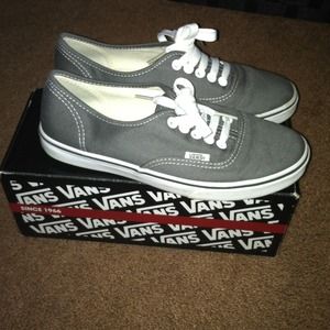 REDUCED Grey Vans!