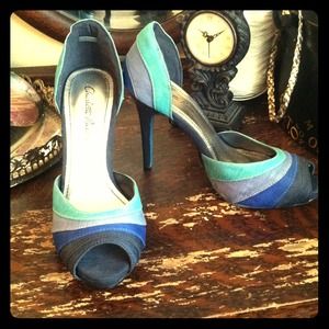 Gorgeous Charlotte Russe Multi-colored Heels