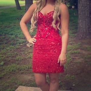 Sherri Hill Red Dress (prom)