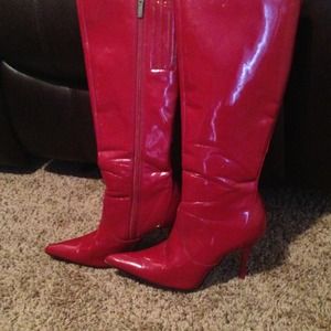 Victoria's Secret Red Boots!