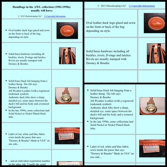 VINTAGE DOONEY & BOURKE AUTHENTIC!! :)) - Picture 4 of 4