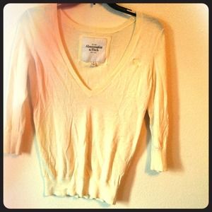 Yellow, lightweight sweater