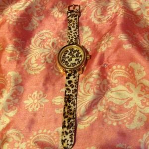 Leopard print watch