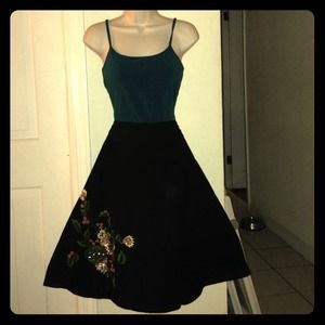 🎀🎀 Peacock a line skirt fit and flare