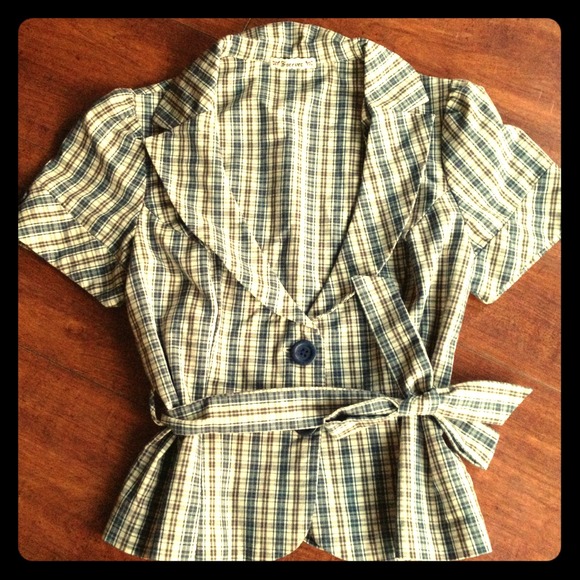 Short Sleeve Button Up Jacket