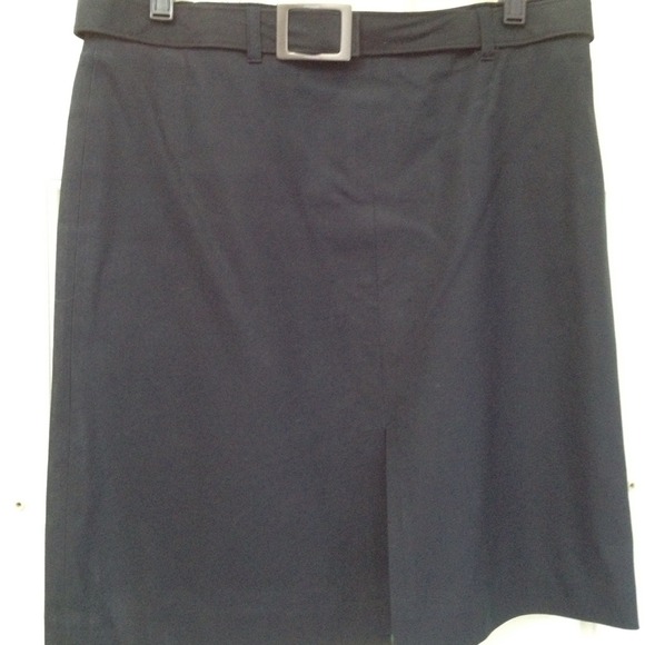 Black, stretch skirt.