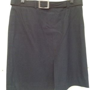 Black, stretch skirt.