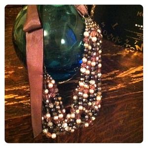 Gorgeous purple chunky necklace