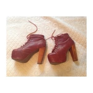 Jeffrey Campbell Oxblood Litas
