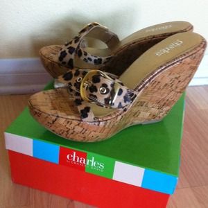 Charles David wedge sandals